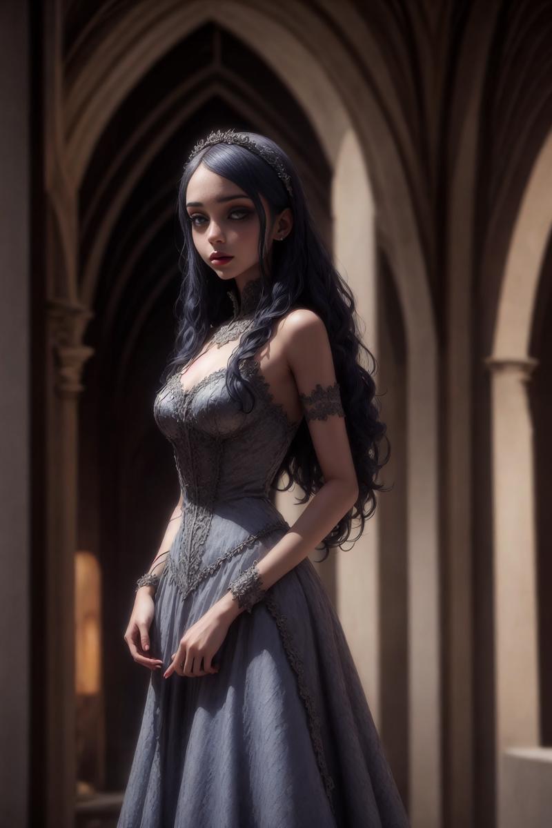 00171-241861962-A beautiful girl wearing a detailed Gothic dress stood inside the Gothic architecture，texture, po_hs,.png